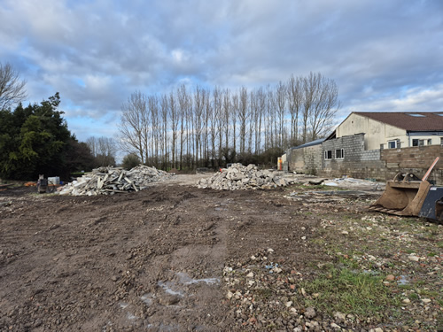 Bens Demolition Division job Remove asbestos sheeting and take down building Kendalshire Golf Club  photo number 10