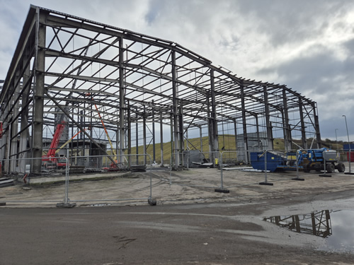 Bens Demolition Division job Remove roof sheets and  cladding Grondon waste Avonmouth Bristol photo number 12