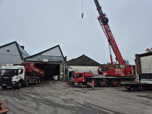 Bens Demolition Division job Remove boilers for export photo number 2