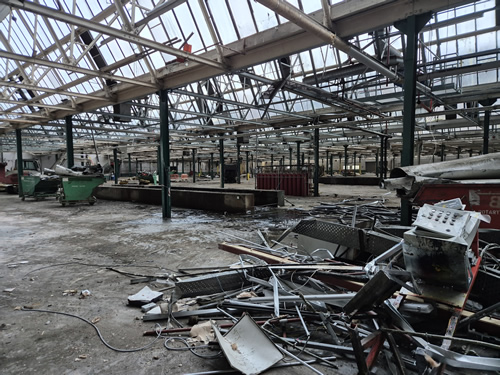 Bens Demolition Division job Demolition of 10 acre factory site photo number 2