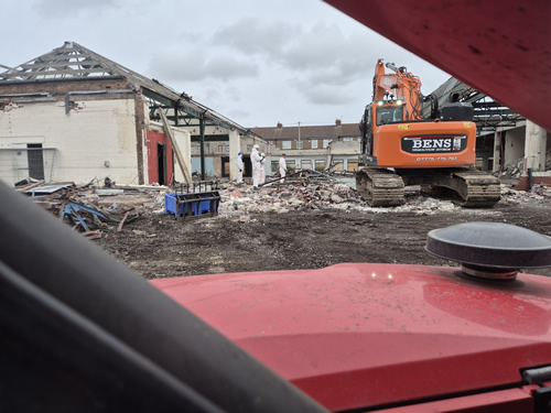 Bens Demolition Division job Demolition of 10 acre factory site photo number 12