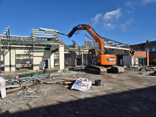 Bens Demolition Division job Demolition of 10 acre factory site photo number 13