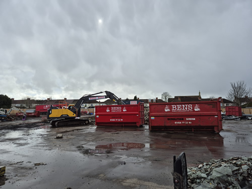 Bens Demolition Division job Demolition of 10 acre factory site photo number 17