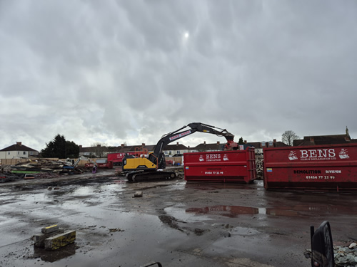 Bens Demolition Division job Demolition of 10 acre factory site photo number 18