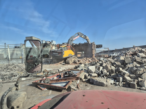 Bens Demolition Division job Demolition of 10 acre factory site photo number 21