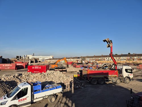 Bens Demolition Division job Demolition of 10 acre factory site photo number 23