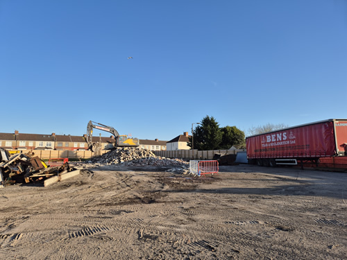 Bens Demolition Division job Demolition of 10 acre factory site photo number 25