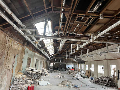 Bens Demolition Division job Demolition of 10 acre factory site photo number 26