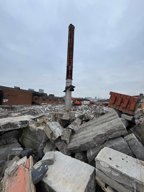 Bens Demolition Division job Demolition of 10 acre factory site photo number 29
