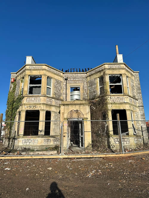 Bens Demolition Division job Brent Knowle house demolition photo number 4