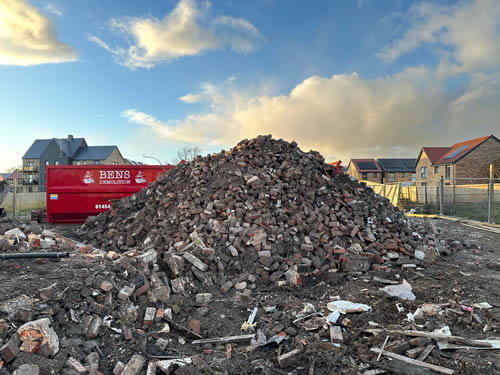 Bens Demolition Division job Brent Knowle house demolition photo number 8