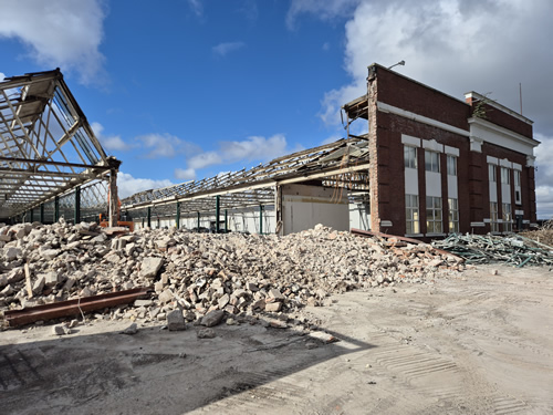 Bens Demolition Division job Demolition of 10 acre factory site photo number 2