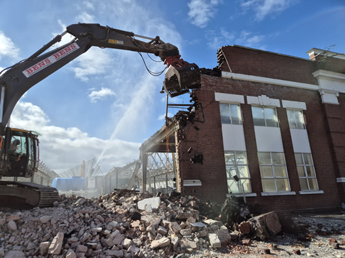 Bens Demolition Division job Demolition of 10 acre factory site photo number 4