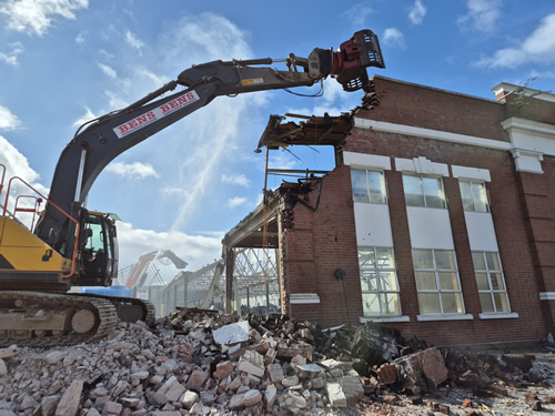 Bens Demolition Division job Demolition of 10 acre factory site photo number 5