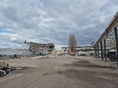 Bens Demolition Division job Demolition of 10 acre factory site photo number 8