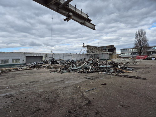 Bens Demolition Division job Demolition of 10 acre factory site photo number 9