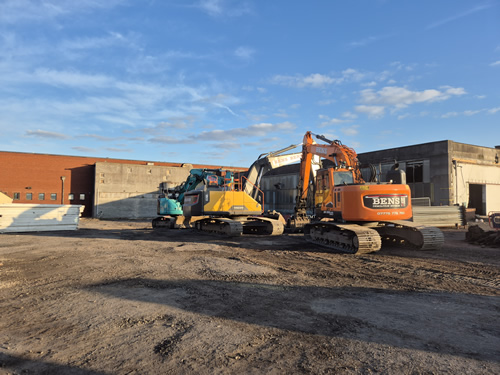 Bens Demolition Division job Demolition of 10 acre factory site photo number 12