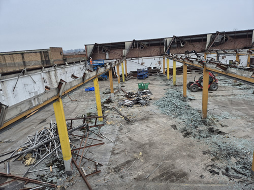 Bens Demolition Division job Demolition of 10 acre factory site photo number 13
