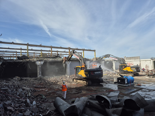 Bens Demolition Division job Demolition of 10 acre factory site photo number 16