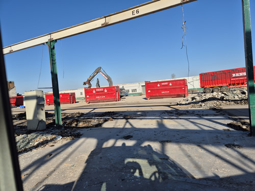 Bens Demolition Division job Demolition of 10 acre factory site photo number 17