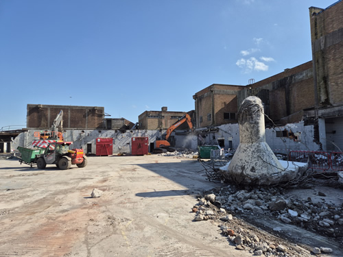 Bens Demolition Division job Demolition of 10 acre factory site photo number 19