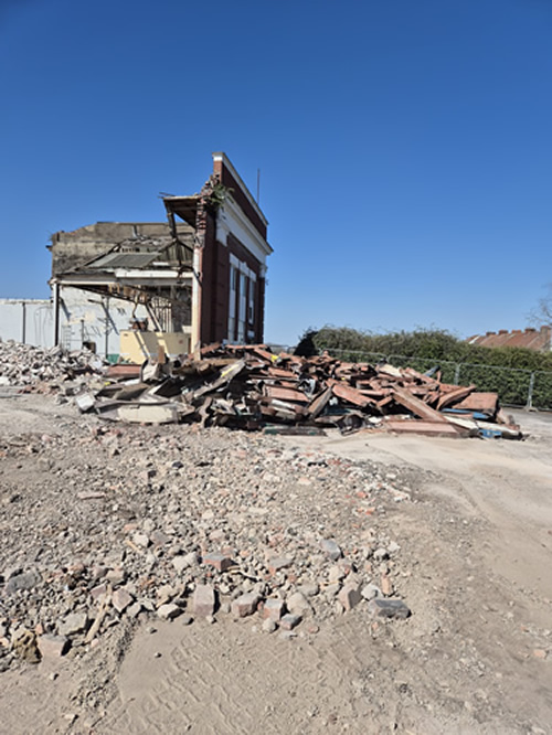 Bens Demolition Division job Demolition of 10 acre factory site photo number 20