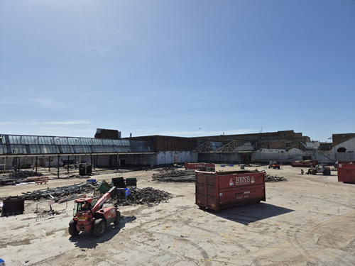 Bens Demolition Division job Demolition of 10 acre factory site photo number 21