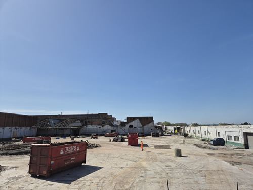 Bens Demolition Division job Demolition of 10 acre factory site photo number 22