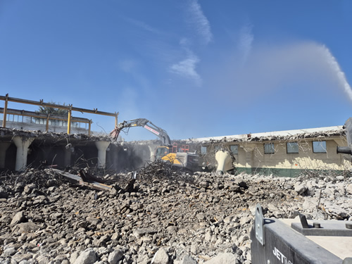 Bens Demolition Division job Demolition of 10 acre factory site photo number 23