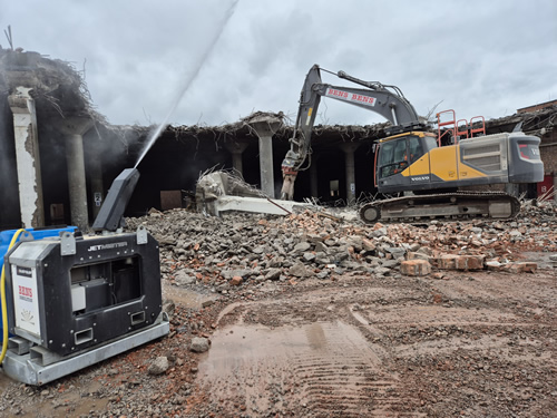 Bens Demolition Division job Demolition of 10 acre factory site photo number 25