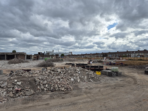 Bens Demolition Division job Demolition of 10 acre factory site photo number 27