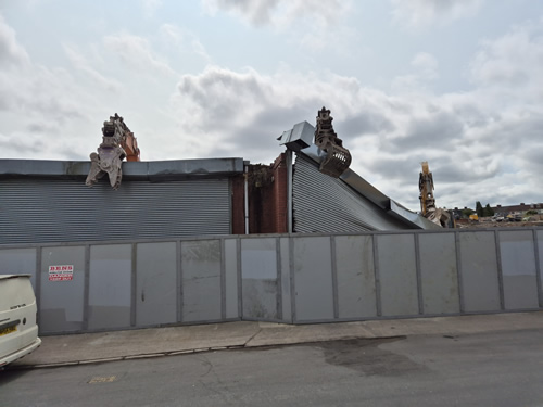 Bens Demolition Division job Demolition of 10 acre factory site photo number 29