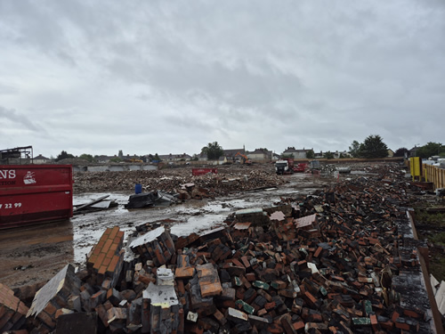 Bens Demolition Division job Demolition of 10 acre factory site photo number 32