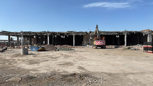 Bens Demolition Division job Demolition of 10 acre factory site photo number 26