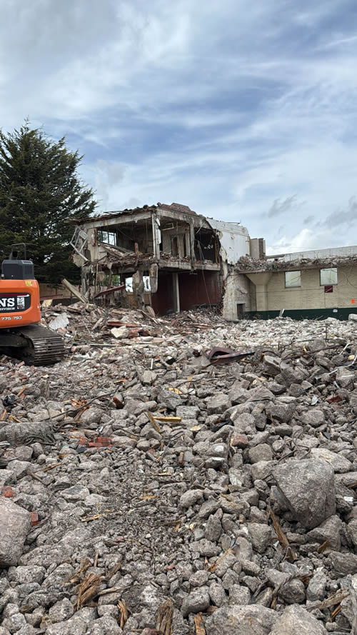 Bens Demolition Division job Demolition of 10 acre factory site photo number 28