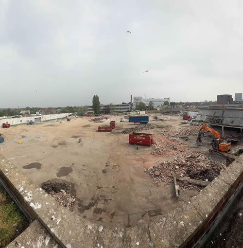 Bens Demolition Division job Demolition of 10 acre factory site photo number 32