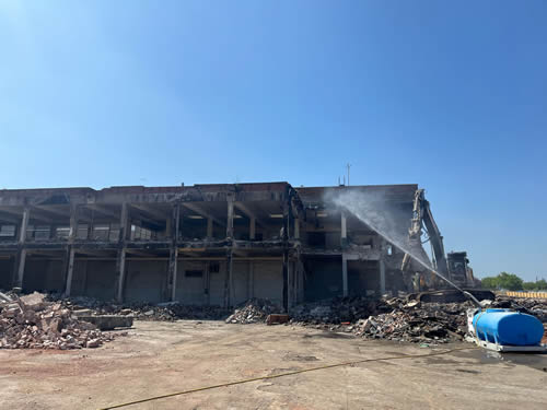 Bens Demolition Division job Demolition of 10 acre factory site photo number 33