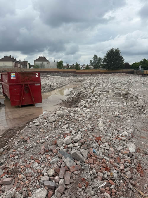 Bens Demolition Division job Demolition of 10 acre factory site photo number 44
