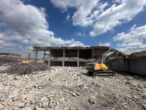 Bens Demolition Division job Demolition of 10 acre factory site photo number 47