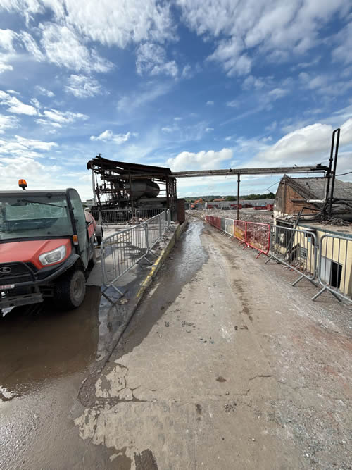 Bens Demolition Division job Demolition of 10 acre factory site photo number 54