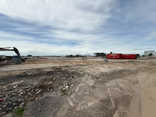 Bens Demolition Division job Demolition of 10 acre factory site photo number 55