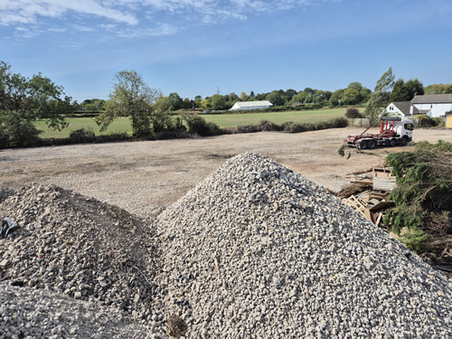 Bens Demolition Division job Careful demolition of farm outbuildings that includes removal of asbestos roof photo number 7
