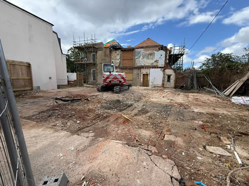 Bens Demolition Division job Demolition of Cedar Care Home, Little Somerford, Near Malmsbury photo number 5
