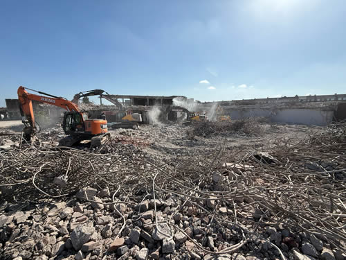 Bens Demolition Division job Clearance of 10 acre factory site following demolition photo number 4