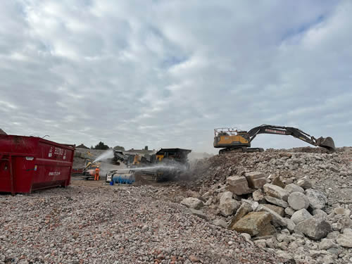 Bens Demolition Division job Clearance of 10 acre factory site following demolition photo number 12