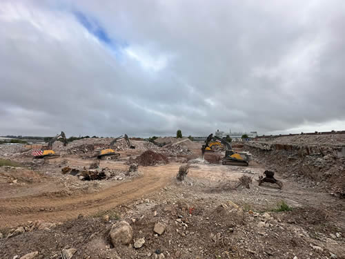 Bens Demolition Division job Clearance of 10 acre factory site following demolition photo number 13