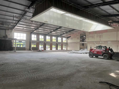 Bens Demolition Division job Remove  concrete walls cladding shot blast and paint frame work photo number 12