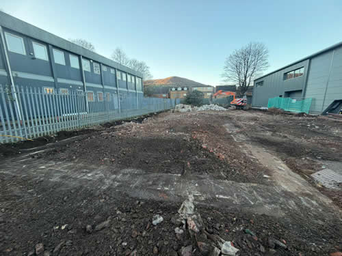 Bens Demolition Division job Demo for Swanmac Ltd. Carefully demolish old premises photo number 14