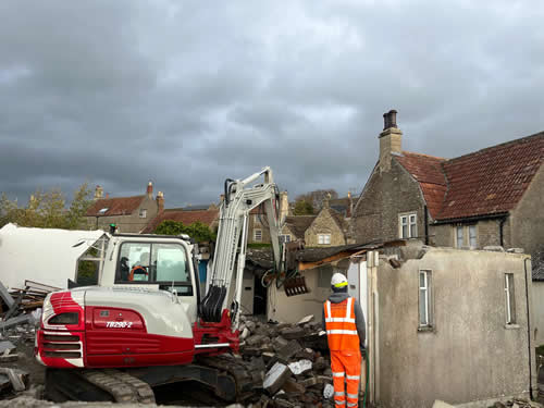 Bens Demolition Division job Bell hill church newton saint low photo number 9