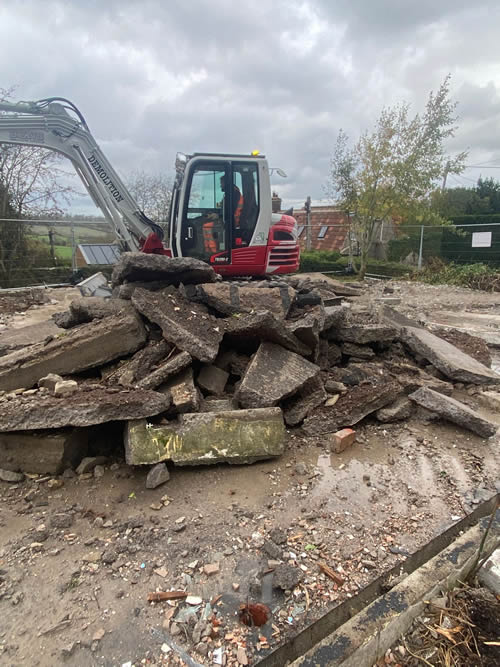 Bens Demolition Division job Bell hill church newton saint low photo number 12